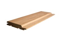 15 x 90 mm Thermo Espe Sauna Profilholz, Softline (Rundprofil), A-Sortierung, gehobelt, thermisch behandelt, i.P. astfrei, (Bund: 6 St. / Längen nach Verfügbarkeit: 210 / 240 / 270 cm)