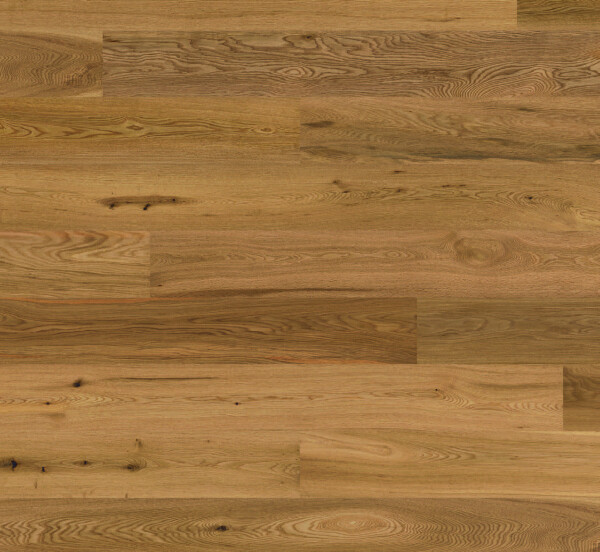 15 mm  x 18,9 x 186 cm Floorentino Blacklabel, Eiche Poel, 3-Schichtparkett,
1-Stab Landhausdiele, Rustikal,
farblos geölt, rundum gefast, gebürstet,
mit Drop Down - Verbindung,
Nutzschicht ca. 4,0mm
VE = 8 Stk. / 2,812 m² - Palette = 40 Pak. / 112,493 m²
