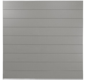 174 x 179 cm BPC-Steckzaun-Set NORDSTRAND, Farbton: Grau/Silber. Set bestehend aus: Ober- und Unterprofil sowie 9x BPC N&F Profile (20x195x1778mm) Art.- Nr.: NS004