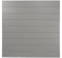 174 x 179 cm BPC-Steckzaun-Set NORDSTRAND, Farbton: Grau/Silber. Set bestehend aus: Ober- und Unterprofil sowie 9x BPC N&F Profile (20x195x1778mm) Art.- Nr.: NS004