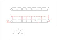 174 x 179 cm BPC-Steckzaun-Set NORDSTRAND, Farbton: Grau/Silber. Set bestehend aus: Ober- und Unterprofil sowie 9x BPC N&F Profile (20x195x1778mm) Art.- Nr.: NS004