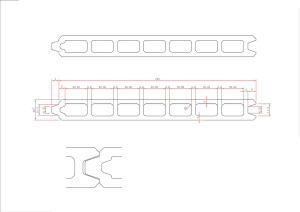 174 x 179 cm BPC-Steckzaun-Set NORDSTRAND, Farbton: Braun/Anthrazit. Set bestehend aus: Ober- und Unterprofil sowie 9x BPC N&F Profile (20x195x1778mm) Art.- Nr.: NS003