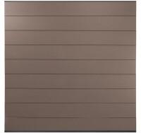 174 x 179 cm BPC-Steckzaun-Set NORDSTRAND, Farbton: Braun/Anthrazit. Set bestehend aus: Ober- und Unterprofil sowie 9x BPC N&F Profile (20x195x1778mm) Art.- Nr.: NS003