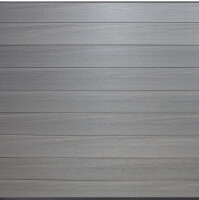 174 x 179 cm COEX-Steckzaun-Set NORDSTRAND, Farbton: Kieselgrau/Anthrazit. Set bestehend aus: Ober- und Unterprofil sowie 9x BPC N&F Profile Art.- Nr.: NS031