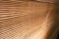 20 x 142 x 1778 mm Einzelprofil aus Thermisch mod. Kiefer zur individuellen Ergänzung. N&F-Profil 20 x 142 mm, gebürstet, geölt. Länge: 177,8 cm Art.- Nr.: NS012