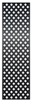 2,5 x 1780 x 600 mm Deko-Element 600 VivaView® NORDSTRAND Deko-Element Raute Alu-Anthrazit-Optik, Pulverbeschichtet für Steckzaunsystem, incl. Adapter-Set in Silber Art.- Nr.: NSRG2