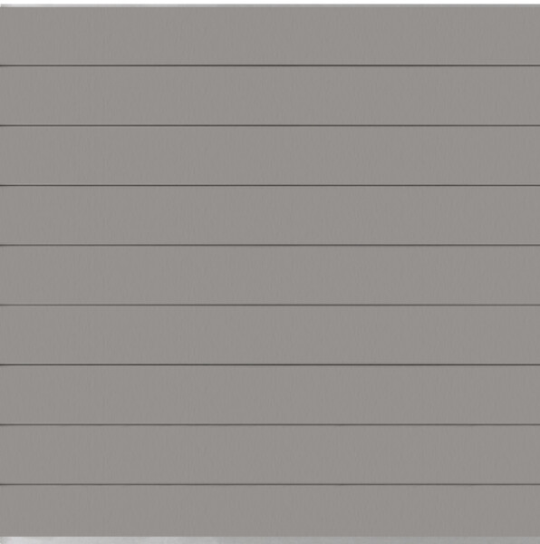 174 x 179 cm GCC-Steckzaun-Set NORDSTRAND, Farbton: Hellgrau/Silber. Set bestehend aus: Ober- und Unterprofil sowie 9x BPC N&F Profile Art.- Nr.: NS046