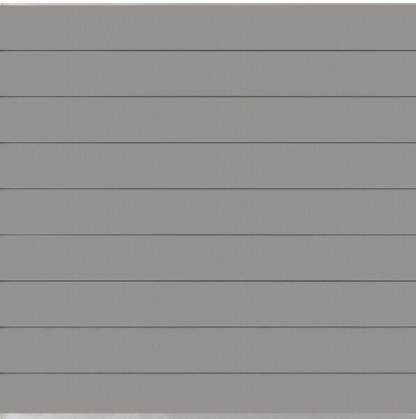 174 x 179 cm GCC-Steckzaun-Set NORDSTRAND, Farbton: Hellgrau/Silber. Set bestehend aus: Ober- und Unterprofil sowie 9x BPC N&F Profile Art.- Nr.: NS046