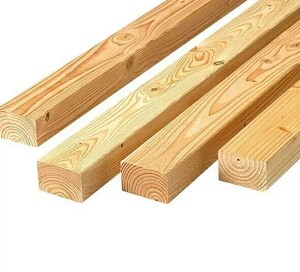 27 x 55 x 1480 mm Kan. Lärche Rahmenholz für...