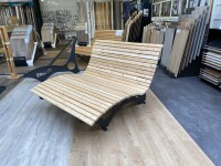 27 x 55 x 1480 mm sib. Lärche Rahmenholz für Waldsofa / Wellenliege / Parkbank, 4-seitig gehobelt, Kanten: 2-3 mm gerundet, u/s hobelfallend nachsortiert, VE: 30 St. / 148 cm im Umkarton