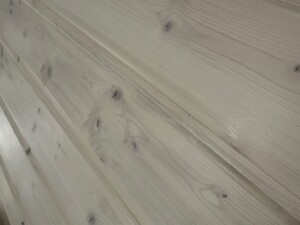 14 x 121 mm nord. Fi. Rundkanten Softline Profilbretter weiß transparent, u/s hobelfallend gehobelt (Klammer Top 4), Bund: 6 St., Länge: 300 / 360 420 & 480 cm