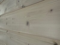 14 x 121 mm nord. Fi. Rundkanten Softline Profilbretter weiß transparent, u/s hobelfallend gehobelt (Klammer Top 4), Bund: 6 St., Länge: 300 / 360 420 & 480 cm