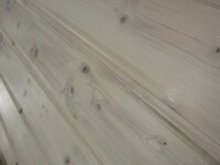 14 x 121 mm nord. Fi. Rundkanten Softline Profilbretter weiß transparent, u/s hobelfallend gehobelt (Klammer Top 4), Bund: 6 St., Länge: 300 / 360 420 & 480 cm