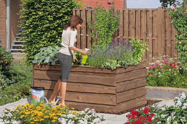 NATURA Hochbeet XL, braun, 94x184x82cm, VE: 1, Art.-Nr.: 61089
