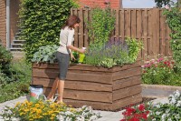 NATURA Hochbeet XL, braun, 94x184x82cm, VE: 1, Art.-Nr.: 61089