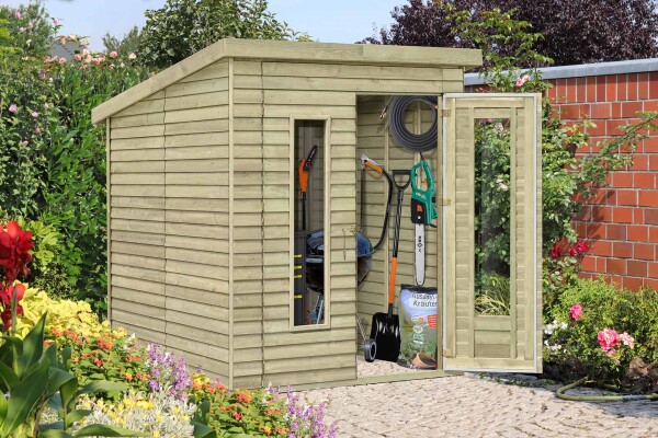 Gerätehaus Augsburg 1 (zweiflügelig), 180x216x230cm, VE: 1, Art.-Nr.: 63226