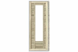 Gerätehaus Augsburg 1 (zweiflügelig), 180x216x230cm, VE: 1, Art.-Nr.: 63226