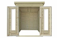 Gerätehaus Augsburg 1 (zweiflügelig), 180x216x230cm, VE: 1, Art.-Nr.: 63226