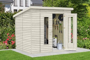 Gerätehaus Augsburg 2 (zweiflügelig), 236x216x230cm, VE: 1, Art.-Nr.: 63227