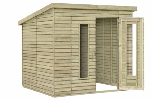 Gerätehaus Augsburg 2 (zweiflügelig), 236x216x230cm, VE: 1, Art.-Nr.: 63227