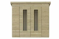 Gerätehaus Augsburg 2 (zweiflügelig), 236x216x230cm, VE: 1, Art.-Nr.: 63227