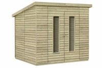 Gerätehaus Augsburg 2 (zweiflügelig), 236x216x230cm, VE: 1, Art.-Nr.: 63227