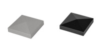 25 x 85 x 85 mm Alu-Pfostenkappe für alle VivaView NORDSTRAND-ALU-Pfosten, Farbe: Silber (Standardmäßig wird der Pfosten mit Kunststoff-Kappen geliefert) Art.- Nr.: NSPKS
