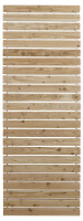 65 x 180 cm Nordstrand Design Rhombus Zaun aus europäischer Lärche, Leisten: 19 x 68 mm, ca. 10 mm Alu-Rohr, einseitig geklammert Art.- Nr.: NS253