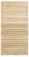 65 x 179 cm Nordstrand Rhombus Gebirgslärche unbehandelt, Rhombusleisten: ca. 19 x 65 mm, verdeckt verschraubt, Konstruktionsleisten ca. 19 x 40 mm Art.- Nr.: NS153