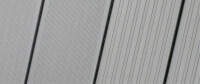 21 x 145 x 3950 mm VIVADECK® GCC-Terrassendielen, Rund-Hohlkammerprofil, Kombiprofil mit seitlicher Clip-Nut für GCC11 & GCC12, HELLGRAU (Abrechnung nach Lfm.)