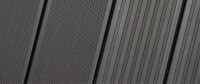 21 x 145 x 3950 mm VIVADECK® GCC-Terrassendielen, Rund-Hohlkammerprofil, Kombiprofil mit seitlicher Clip-Nut für GCC11 & GCC12, DUNKELGRAU (Abrechnung nach Lfm.)