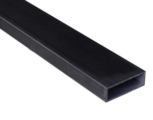 40 x 60 mm Alu schwarz pulverbeschichtet, Hohlprofil, 2...