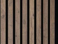 20 x 330 x 2600 mm Acoustic Sense AUTHENTIC Dekorpaneele, Dekor: 07032 Altholzeichein, fugenloser Optik (8 mm Filz-Trägerplatte / 12 mm MDF-Dekorstreifen / Breite: 27 mm) Feuchtraumgeeignet, Mindestabnahme 2 Stück = 1,716 qm