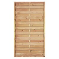 Maxi-Massiv-Zaun 100 x 180 cm, Rahmen 45/45 mm, kdi grün, Lamellen geriffelt & geschraubt, Art.-Nr.: 11015-6 (Nur VE-Abnahme: 24 Stück)