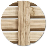 180 x 180 cm RHOMBUS-Zaun eur. Lärche RR101 aus europäischer Lärche, unbehandelt, Rhombusleisten 27x68mm, verdeckt verschraubt in genuteten Konstruktionsleisten 27x68mm 180×180 cm (B×H)