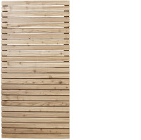 90 x 180 cm RHOMBUS-Zaun eur. Lärche RR101 aus europäischer Lärche, unbehandelt, Rhombusleisten 27x68mm, verdeckt verschraubt in genuteten Konstruktionsleisten 27x68mm 90×180 cm (B×H)