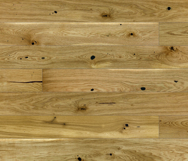 14 x 190 x 1900 mm Parkett Floorentino BLACKLABEL Eiche Helgoland, 3-Schichtparkett, gebürstet, 4-S. gefast, naturgeölt, Stoßlängen im Paket vorhanden, Nutzschicht: 2,5 mm, Pak. 8 St. / 2,888 qm