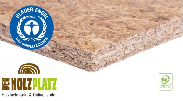 12 x 2500 x 1250 mm LivingBoard face P5 contiprotect | formaldehydfrei verleimt "BLAUER ENGEL" & PEFC zertifiziert, stumpf, Paket a 72 Stück (Preis qm)