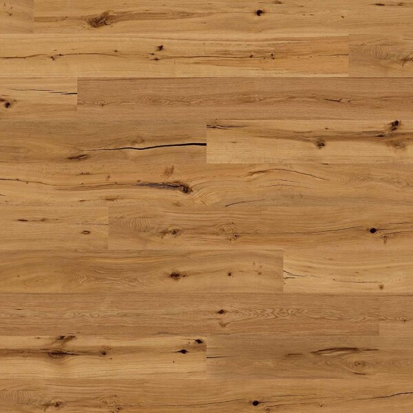 14 x 190 x 1900 mm Eiche Floorentino Helgoland lebhaft, 1-Stab Landhausdiele, farblos geölt, gebürstet, 4-seitig gefast, Stoßlängen im Paket vorhanden, Deckschicht ca. 3 mm, Drop Down, VE = 8 Stk. / Palette = 40 Pakete "SONDERAKTION"