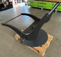 Das Waldsofa / Drehliege mit Kippfunktion, Auflage aus Kan. Lärche Latten gehobelt, 2 Untergestelle aus 5 mm Stahl / Oberfläche Grundiert / Pulverbeschichtet - DB 703 Anthrazit, Format ca.: B 148 cm x H 120 cm x T 150 cm