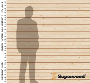 21 x 95 x 3600 mm Superwood SW14 medium Zink N+F nord....