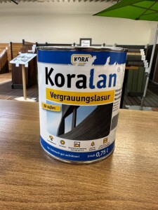 Koralan Vergrauungslasur Farbton: Granit 0,75 Ltr....