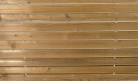 180 x 180 cm TMT Nordstrand Zaun aus Thermisch modifizierter Kiefer/Fichte, Rhombusleisten ca. 18x50mm, glatt gehobelt, unbehandelt, ca. 10 mm Aluminium-Rohr, einseitig geklammert, Element bestehend aus 4 Einzelteile Art.- Nr.: RDT11