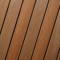 25 x 145 mm Bangkirai-Terrassendielen Glattkantprofil, 4-seitig gehobelt Kanten gefast, Blue Star PREMIUM KD Dauerhaftigkeitsklasse 2 nach EN 350-2, Längen ab 244 bis 488 cm je nach Verfügbarkeit (Eingabe bei Bestellung / Menge = Lfm.)