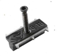 Montageclip CoEx, für Alu & Holz-Unterkonstruktion, Pak. = 90 St. Incl. Schrauben (138 mm = 18 pro qm / 210 mm = 13 pro qm)