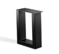 320 x 420 mm (bxh) Holzplatz Bank Gestell Set incl. Zubehör, Farbe: schwarz Pulverbeschichtet (Auf Anfrage in allen RAL Farben möglich), Rohr Querschnitt: 80 x 20 mm Art.-Nr.: RE-266