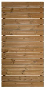 90 x 180 cm TMT Rhombus Nordstrand Zaun aus thermisch...