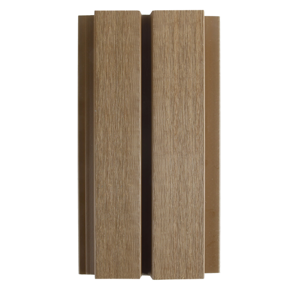 33 x 170 mm Fiberdeck Rhombus Fassadenprofil WEO60 co-extrudierte WPC-Fassade, TEAK Deckbreite 140 mm, Länge: 390 cm Abr. Lfm. - TÜ-135