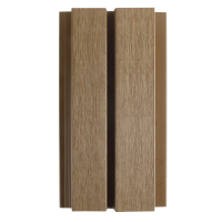 33 x 170 mm Fiberdeck Rhombus Fassadenprofil WEO60 co-extrudierte WPC-Fassade, TEAK Deckbreite 140 mm, Länge: 390 cm Abr. Lfm. - TÜ-135