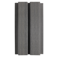33 x 170 mm Fiberdeck Rhombus Fassadenprofil WEO60 co-extrudierte WPC-Fassade, DARK GREY Deckbreite 140 mm, Länge: 390 cm Abr. Lfm. - TÜ-136